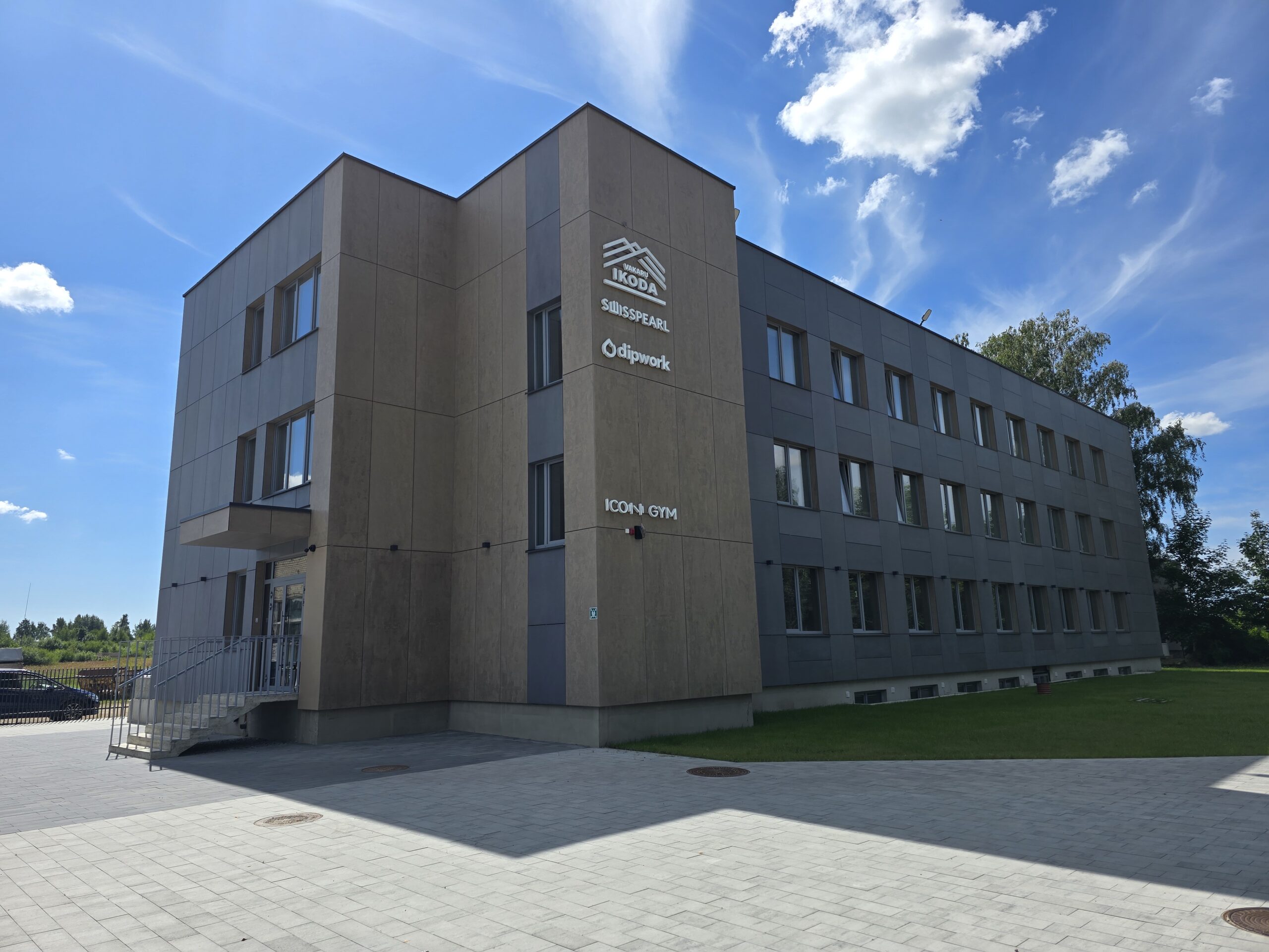 ICON GYM pastatas Statybininkų g. 5, Gargžduose